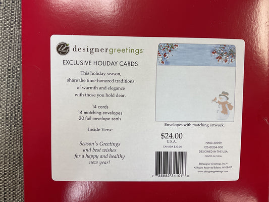Season’s Greetings Boxed Christmas Cards