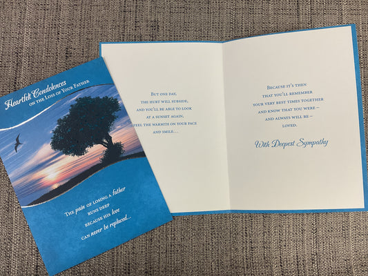 Loss of Father - Sympathy Card