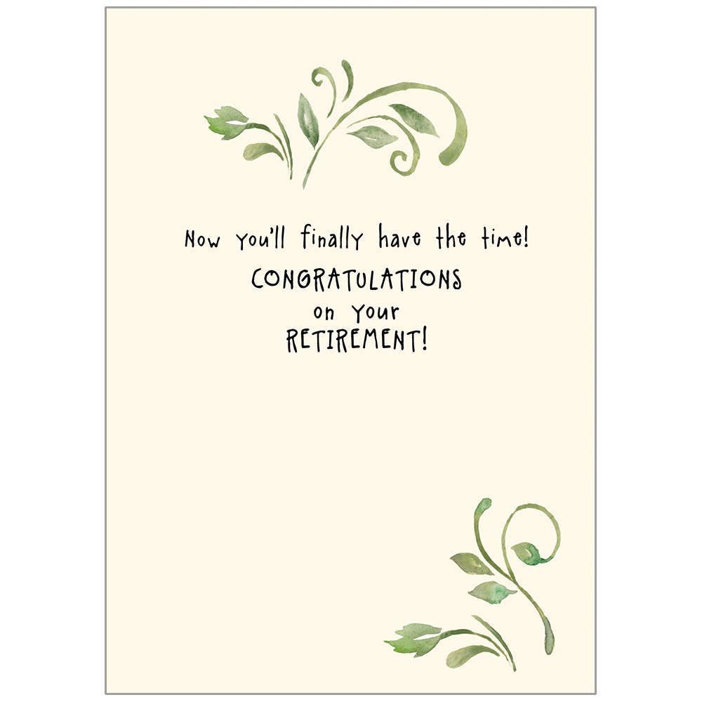 Sit Back and Relax - Faith Retirement Card