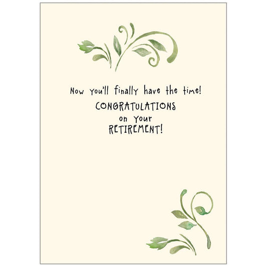 Sit Back and Relax - Faith Retirement Card