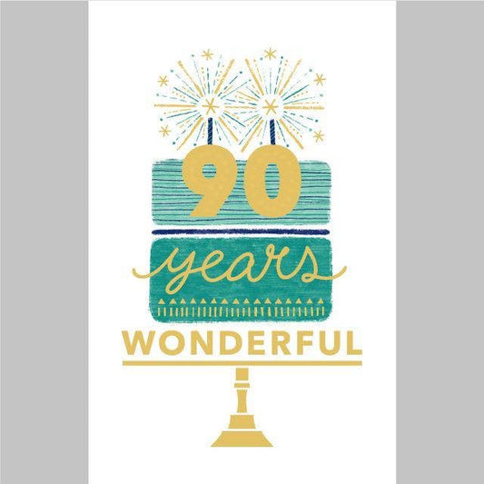 90th Birthday Card for Anyone (Kindness)