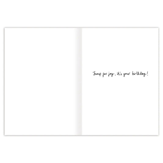 Leaping Frogs Birthday Card