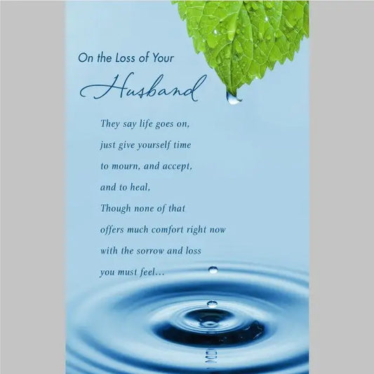 Sympathy Loss of Husband Card