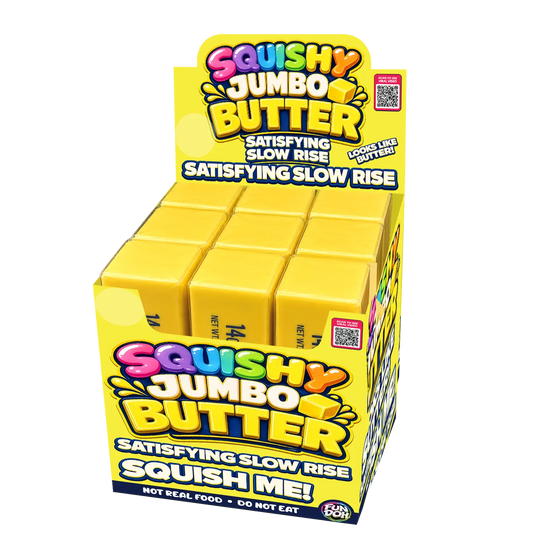 Fun Doh 10" Jumbo Butter Slow Rise Squishy Toy