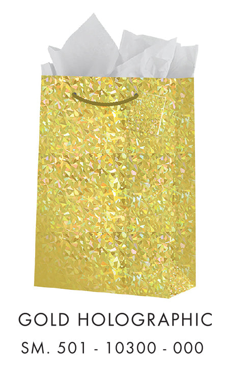 Gold Holographic Gift Bag