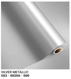 Silver Metallic Wrapping Paper