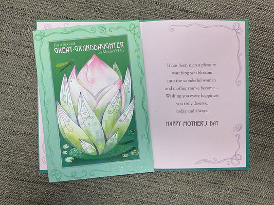Great-Granddaughter - Mother’s Day Card