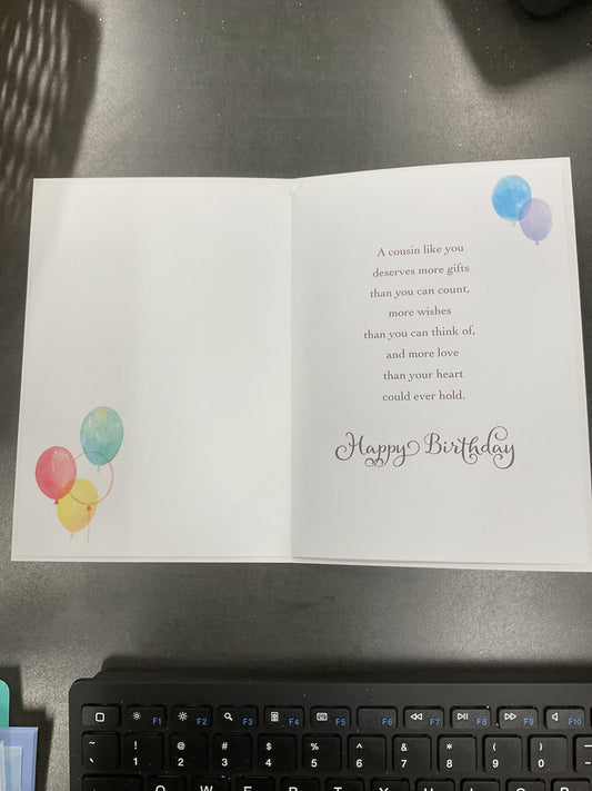 Cousin Birthday Card