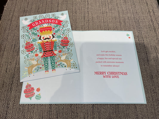 Grandson Christmas Card