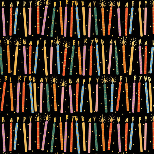 Birthday Candles - Gift Wrap