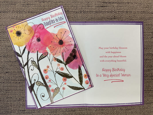 Daughter-in-Law Birthday Card