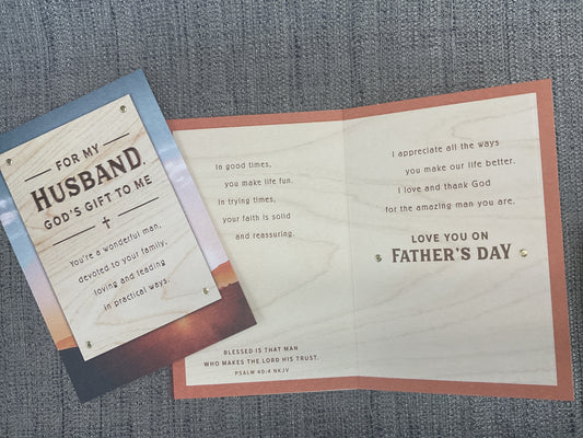 Husband *Religious* - Father’s Day Card