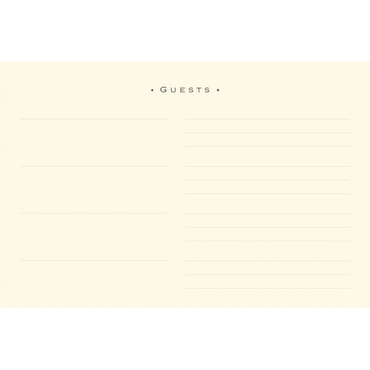 Guest Books