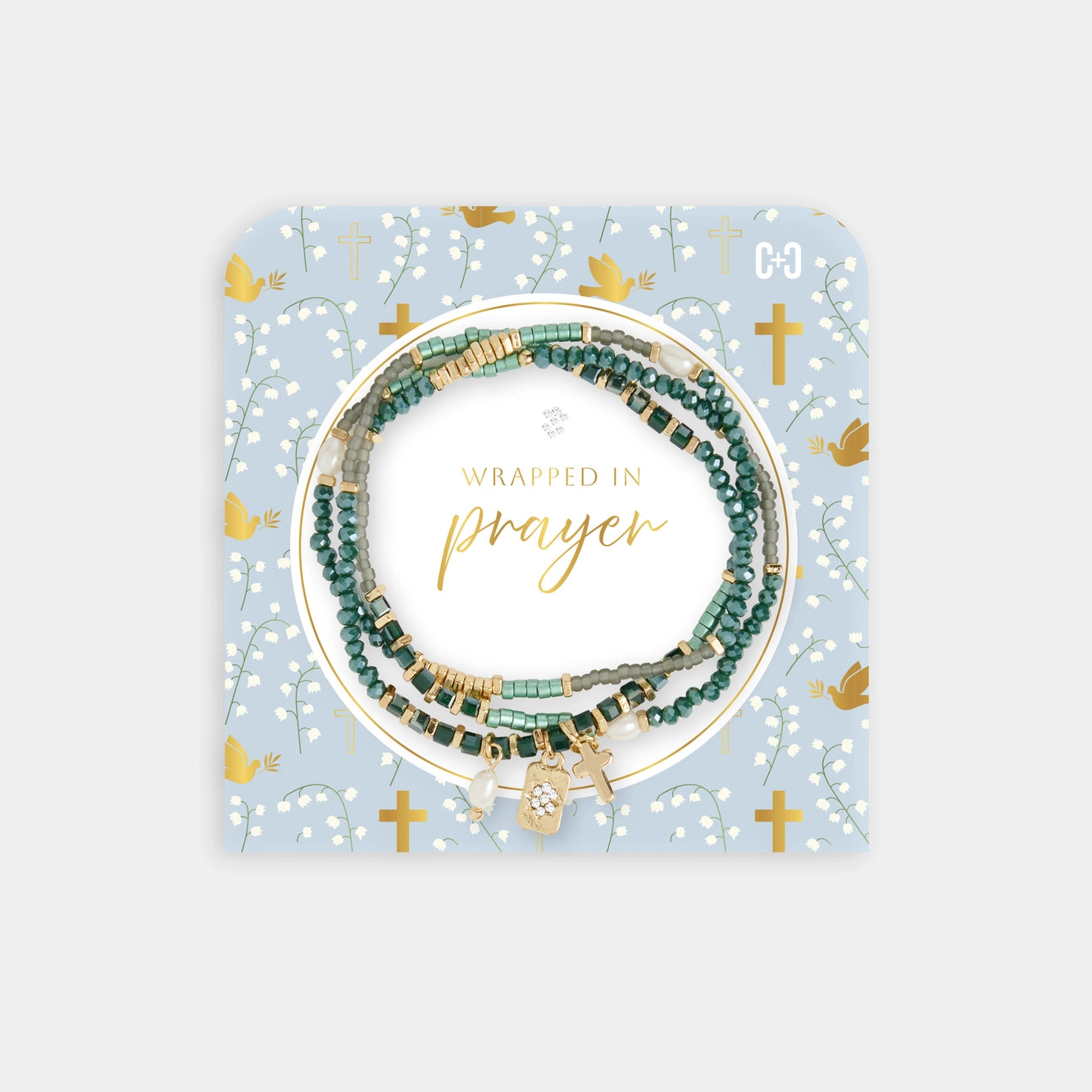 Wrapped in Prayer Bracelet Asst