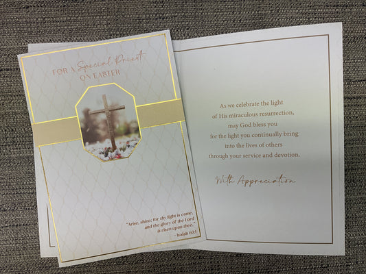 Priest Easter Card