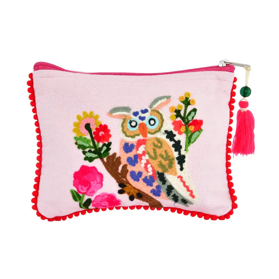 Embroidery Zipper Pouches