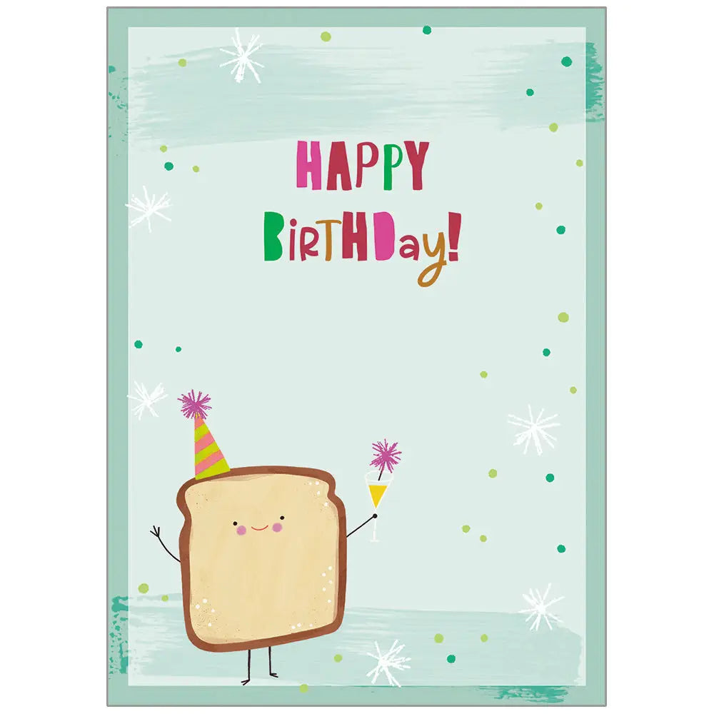 Birthday Toast - Birthday Fun Card