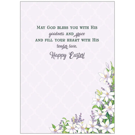 He Is Risen Cross - Faith Easter Card