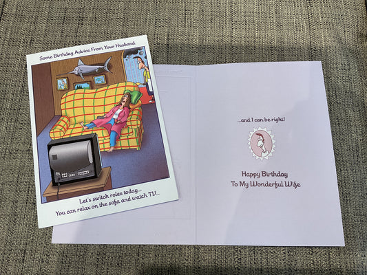 Wife Birthday Card