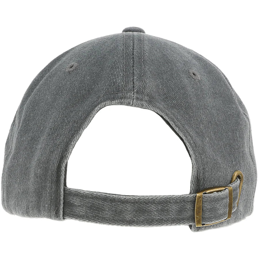 Book Down Gray Adjustable Hat