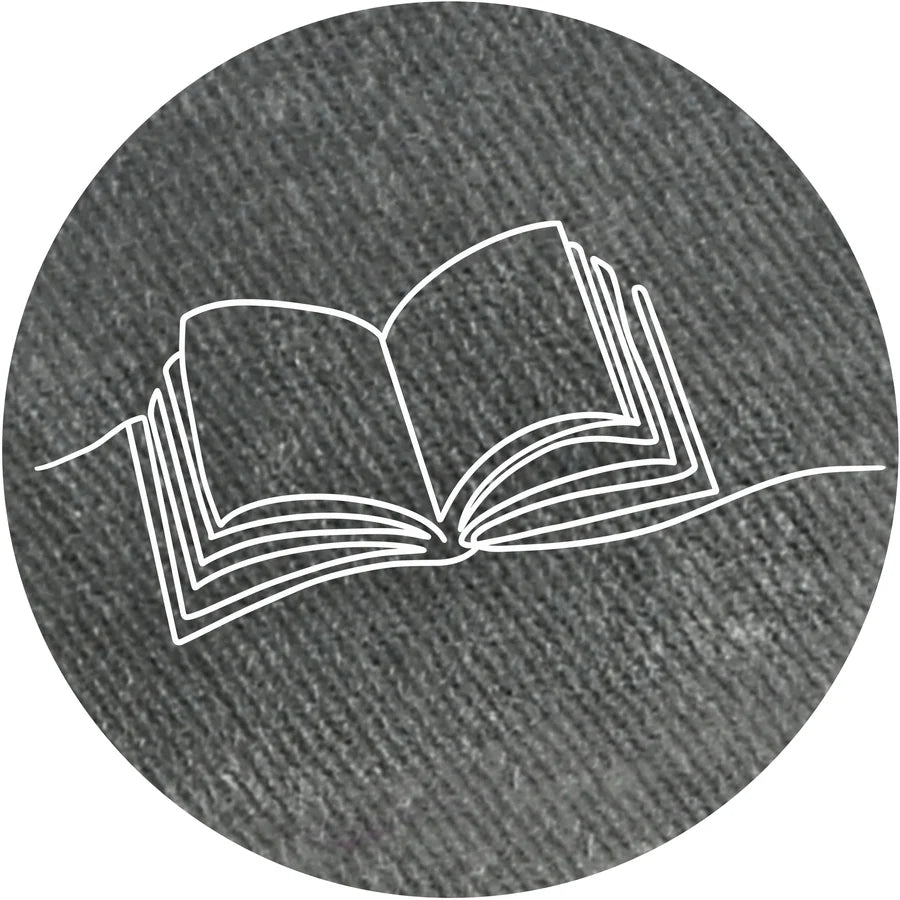 Book Down Gray Adjustable Hat