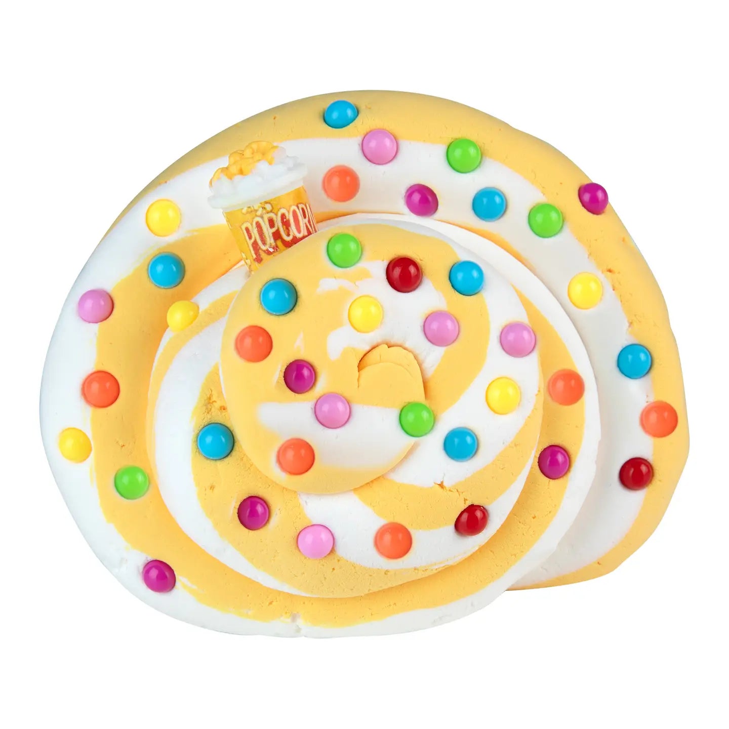 Butter Slimi Popcorn Swirl Slime