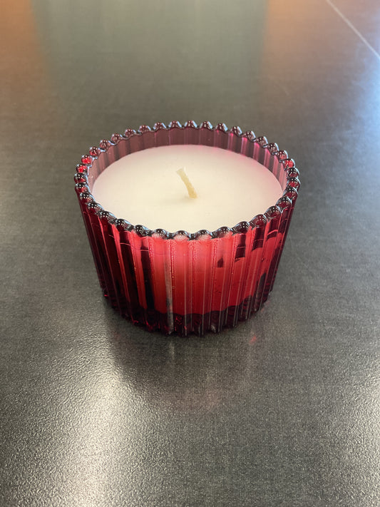 Paddywax Holiday Ribbed Mercury Glass Candle 2 oz