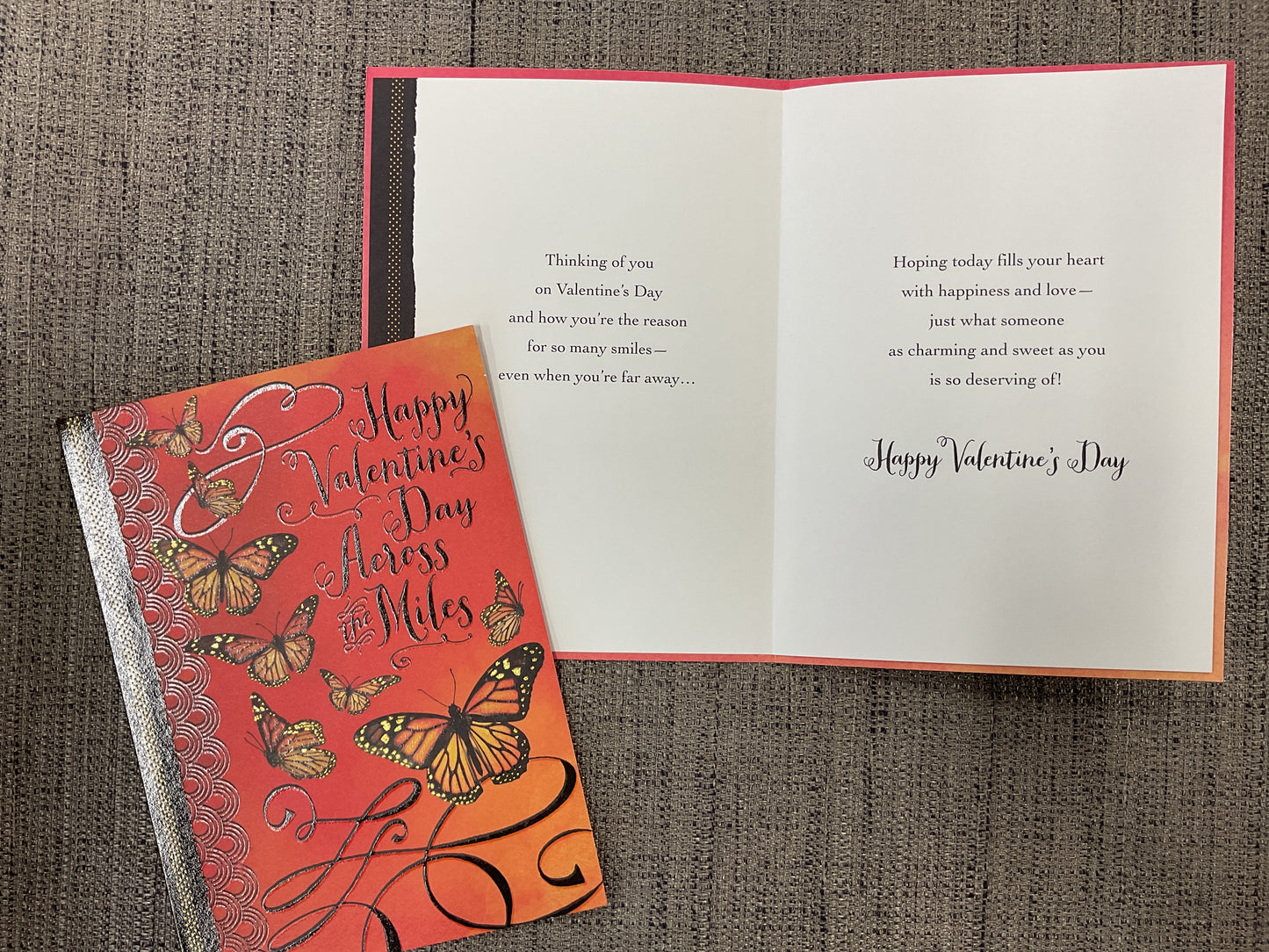 Across the Miles Valentine’s Day Card