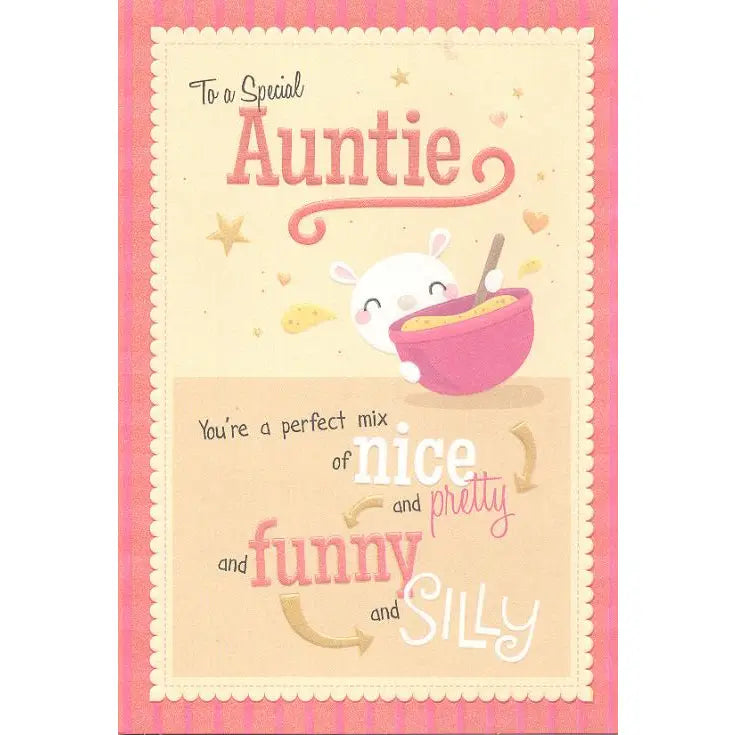 Aunt Birthday Card