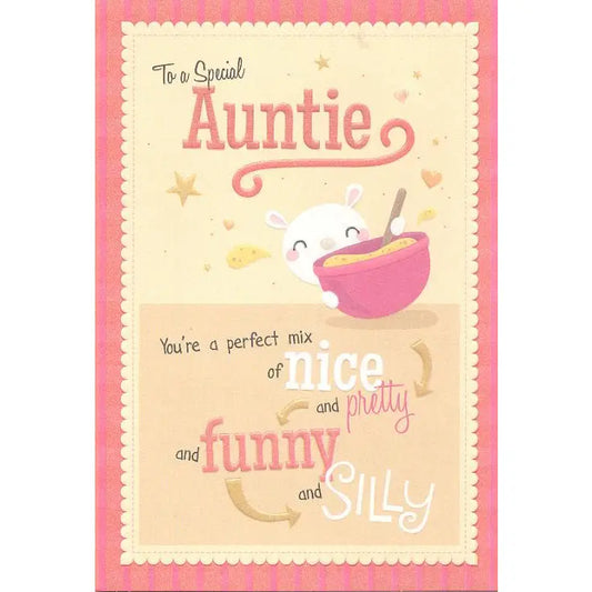 Aunt Birthday Card