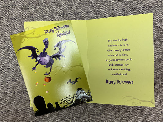 Happy Halloween, Nephew - Halloween Card