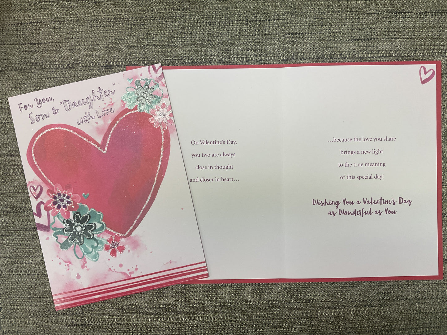 Son & ‘Daughter’ - Valentine’s Day Card