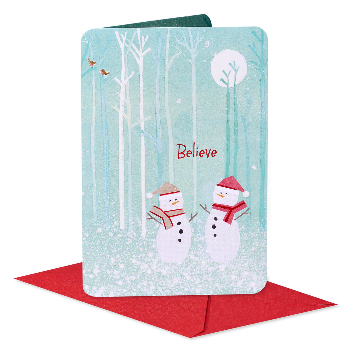 Believe in Christmas Wonder Holiday Greeting Card
