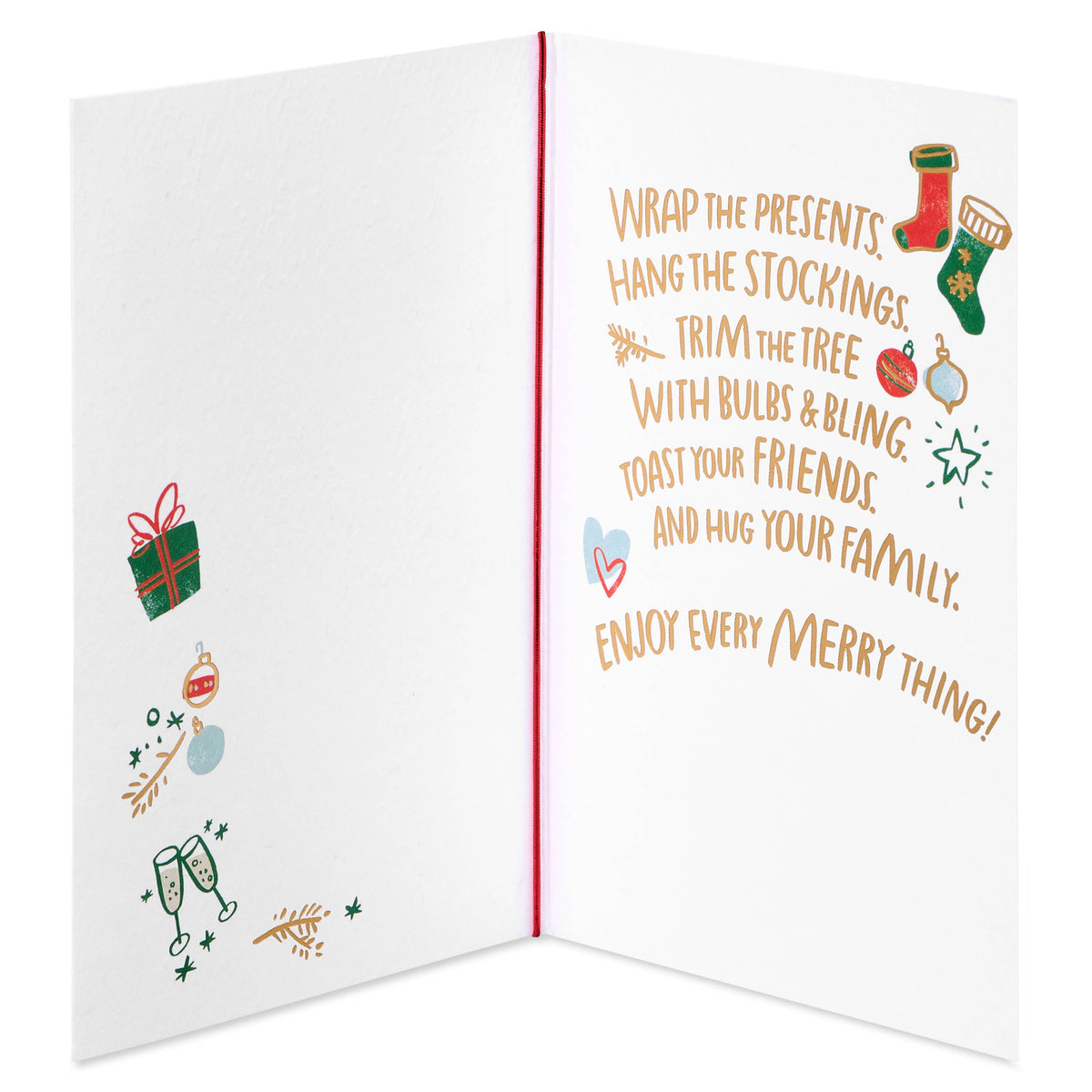 Merry Everything Christmas Celebration Greeting Card