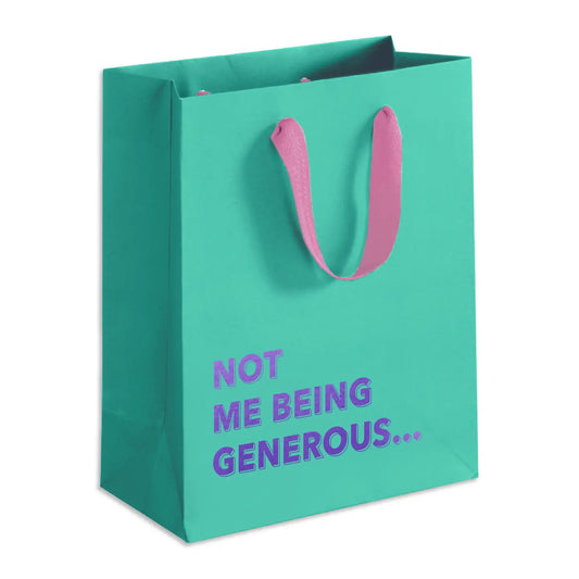 Being Generous Gift Bag (Aqua)