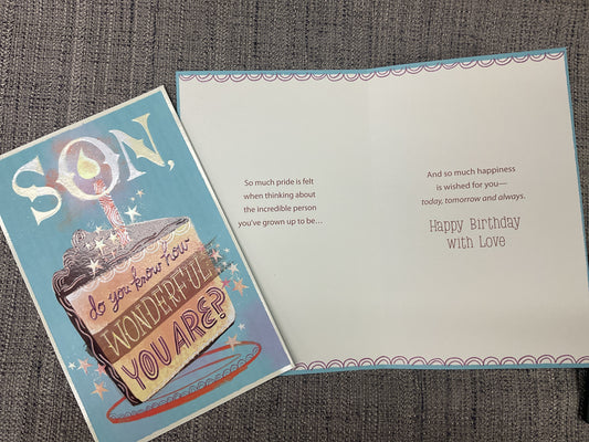 Son - Birthday Card