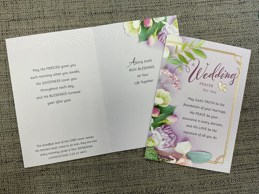 Wedding Religious Card