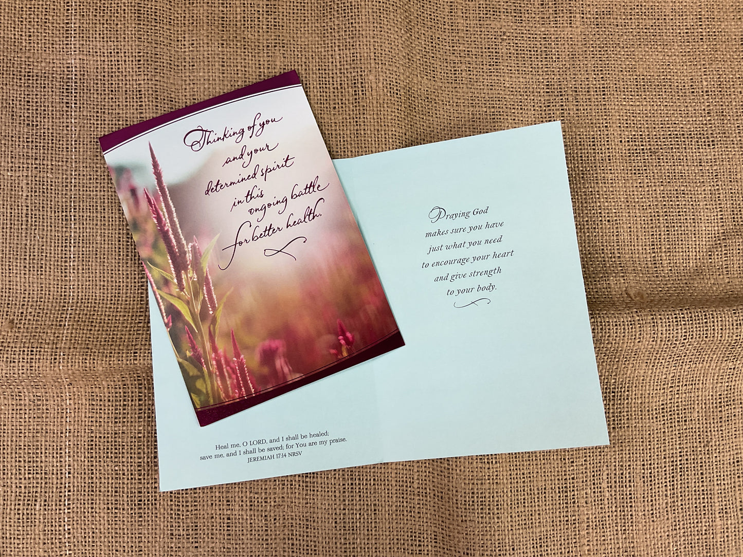 Faith Get Well Card