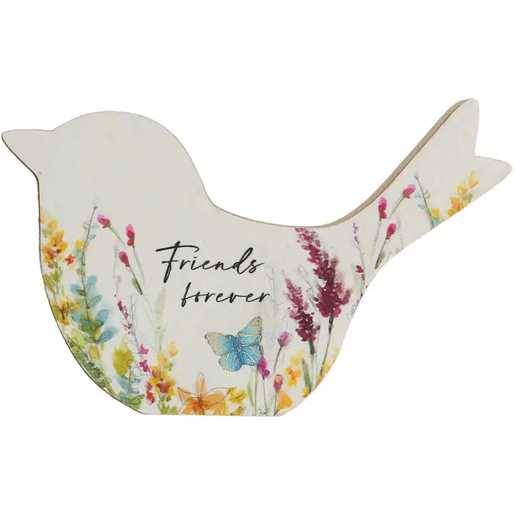 Friends - 4" Mdf Bird Plaque