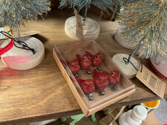 Foam & Feather Bird Clip-On Ornaments