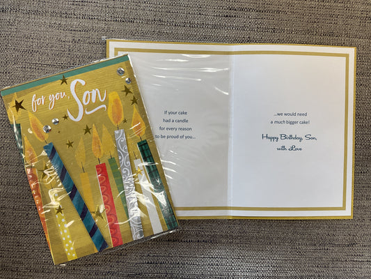 Son Birthday Card