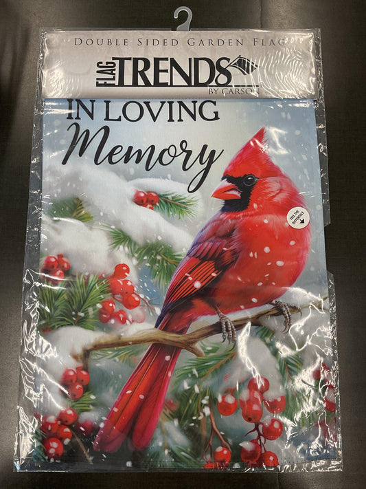 In Loving Memory Garden Flag