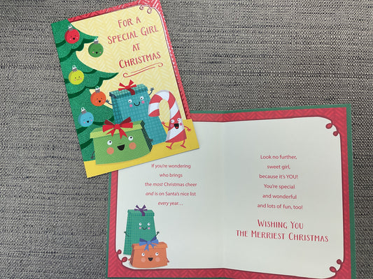Special Girl - Christmas Card