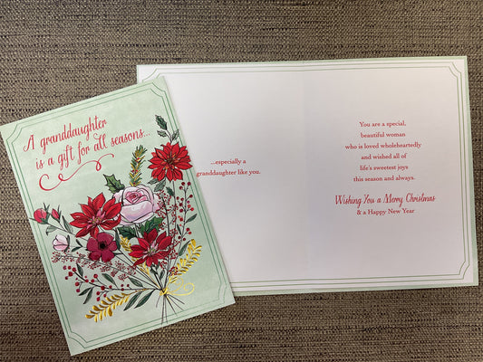 Granddaughter Christmas Card