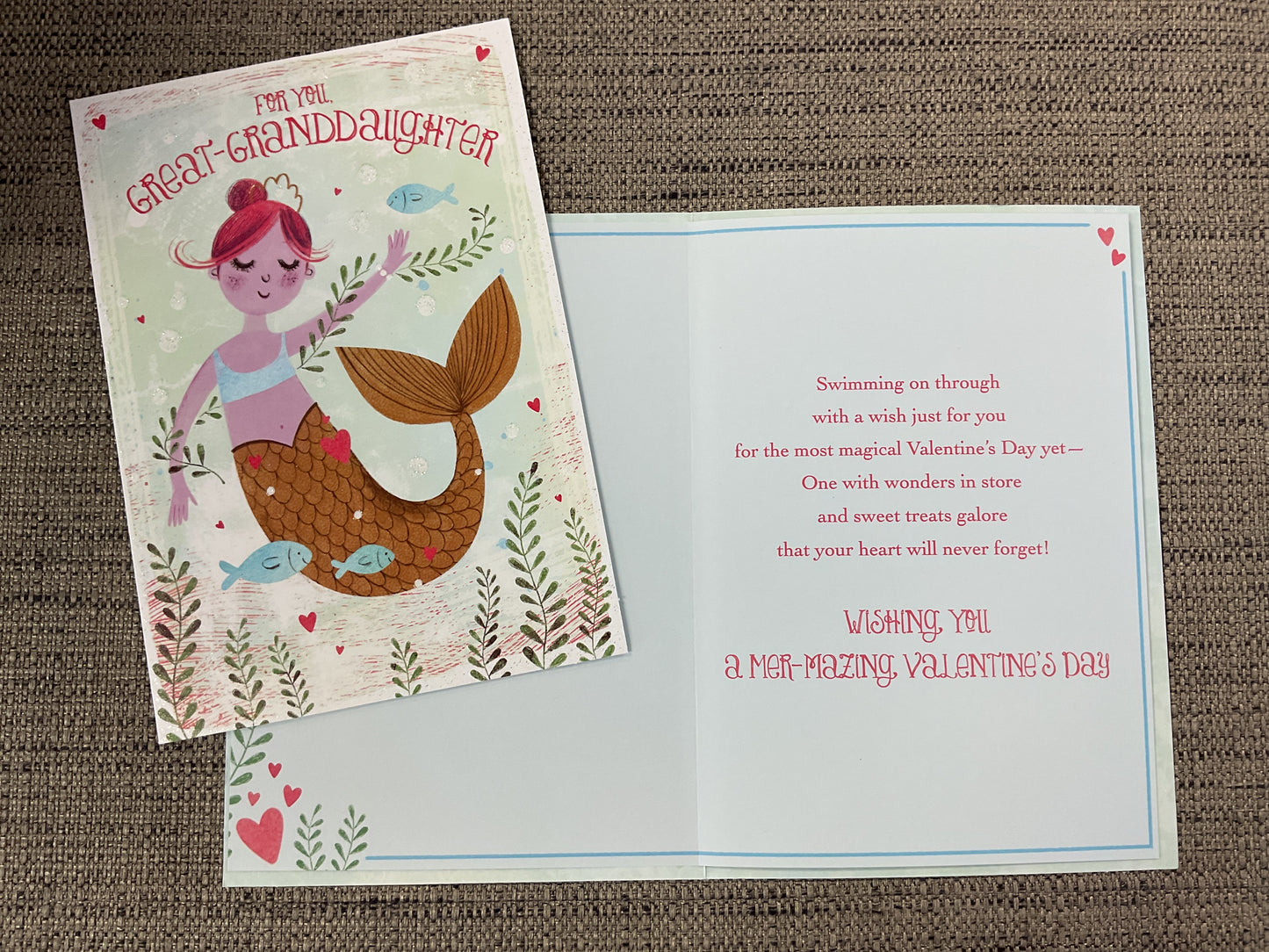 Valentine’s Day Card - Young Great-Granddaughter
