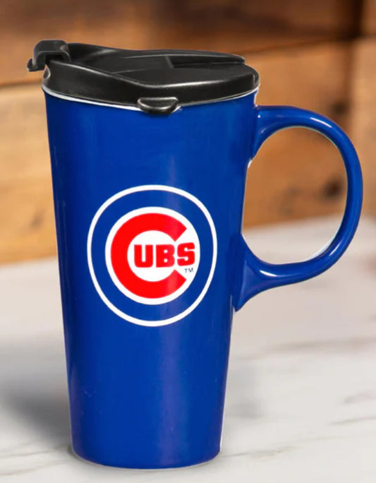 Chicago Cubs Boxed Travel Latte Cup 17oz.