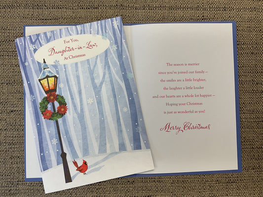 Daughter-in-Law Christmas Card