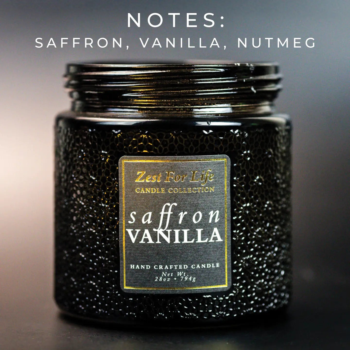 Saffron Vanilla 28oz Candle