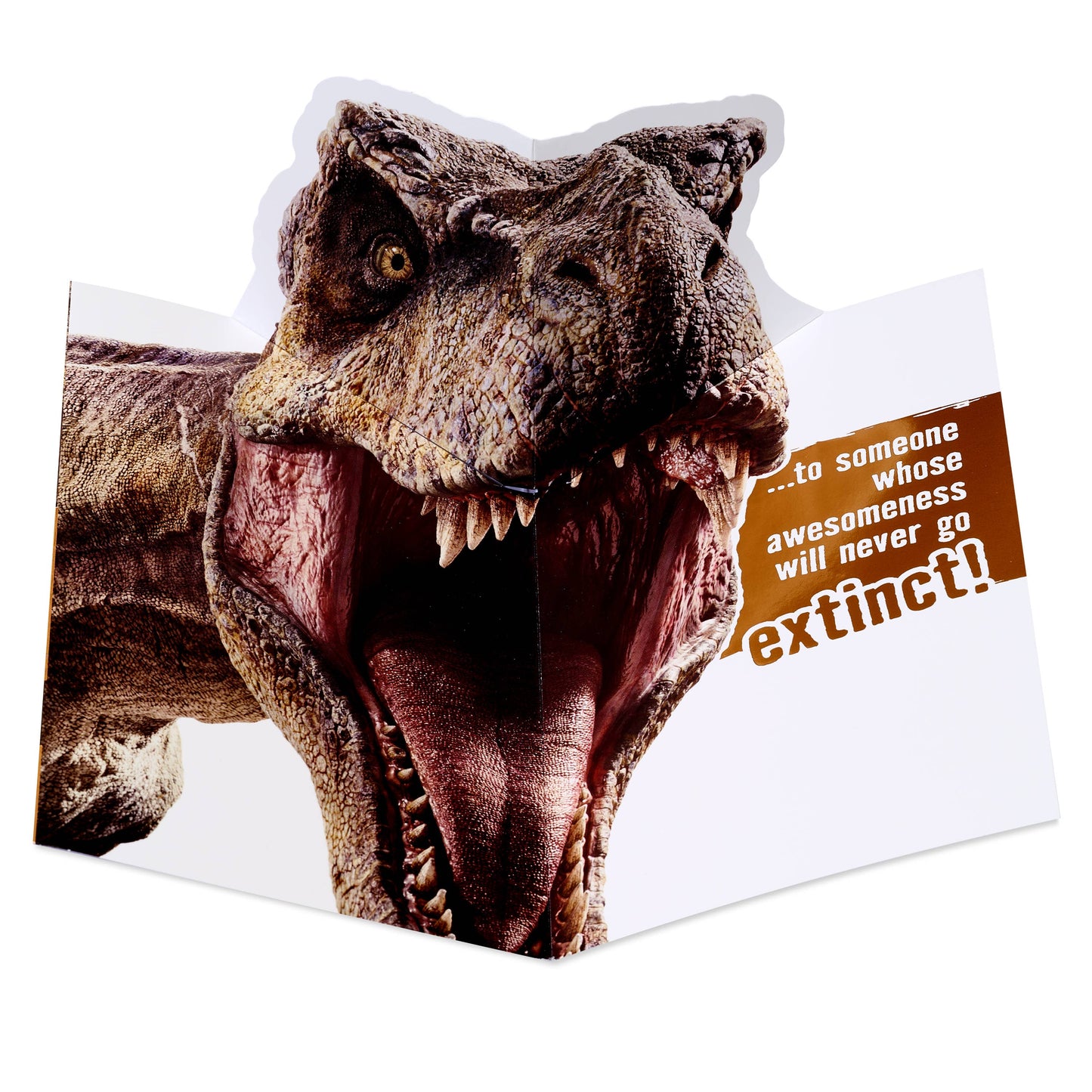 Jurassic Park Themed Kids Birthday Card