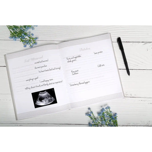 Pregnancy Journal, Gray Polka Dot